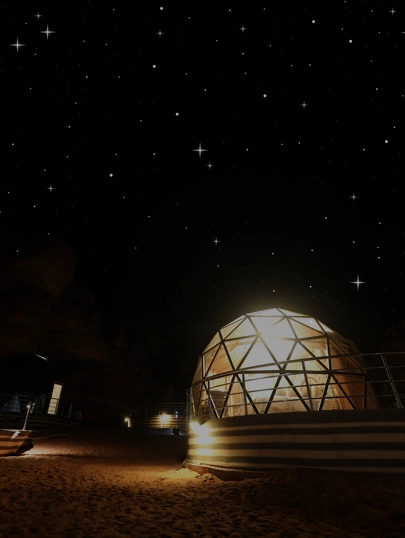 Luxury glamping
